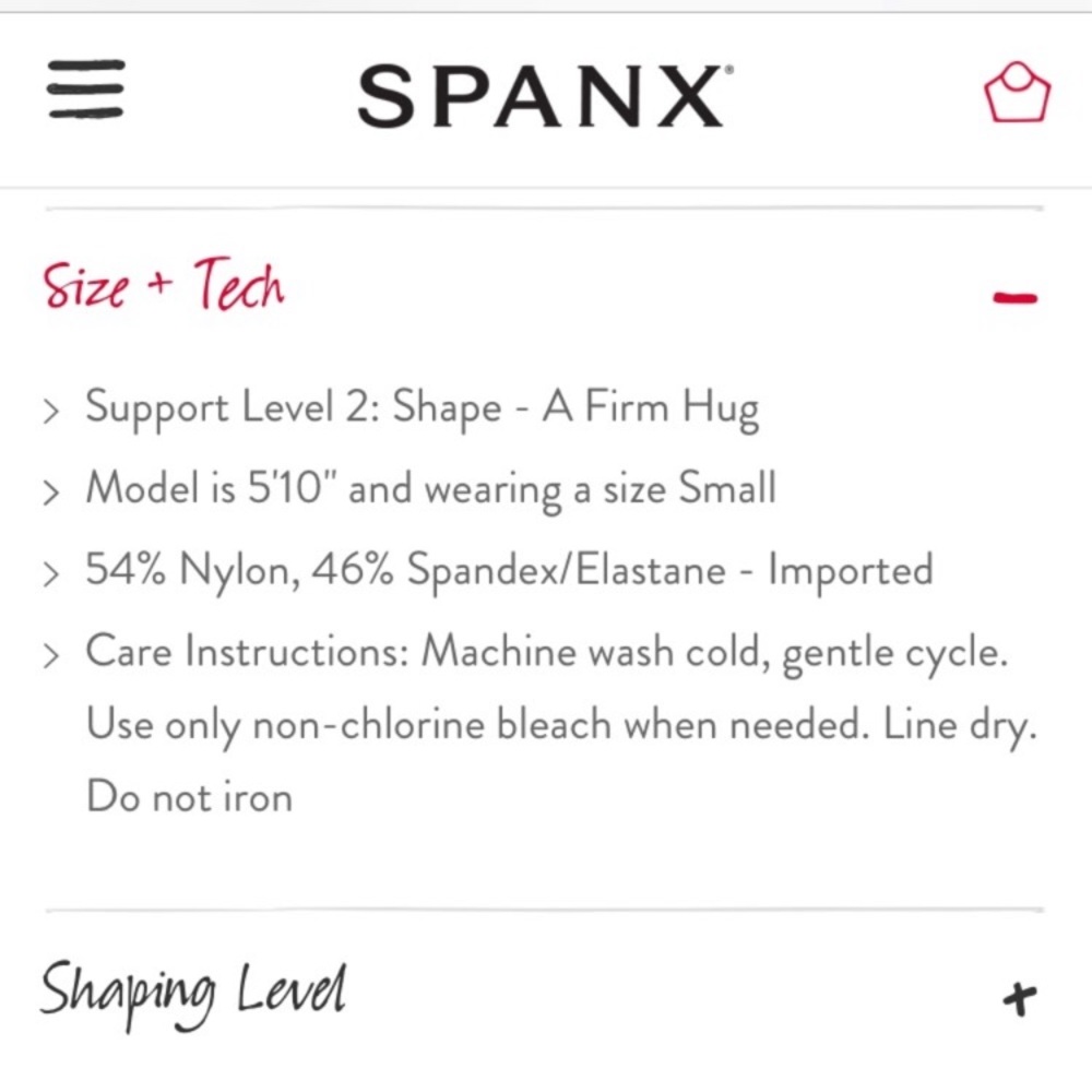 NIB SPANX Higher Power High Waisted Short Nude L - Picture 8 of 8